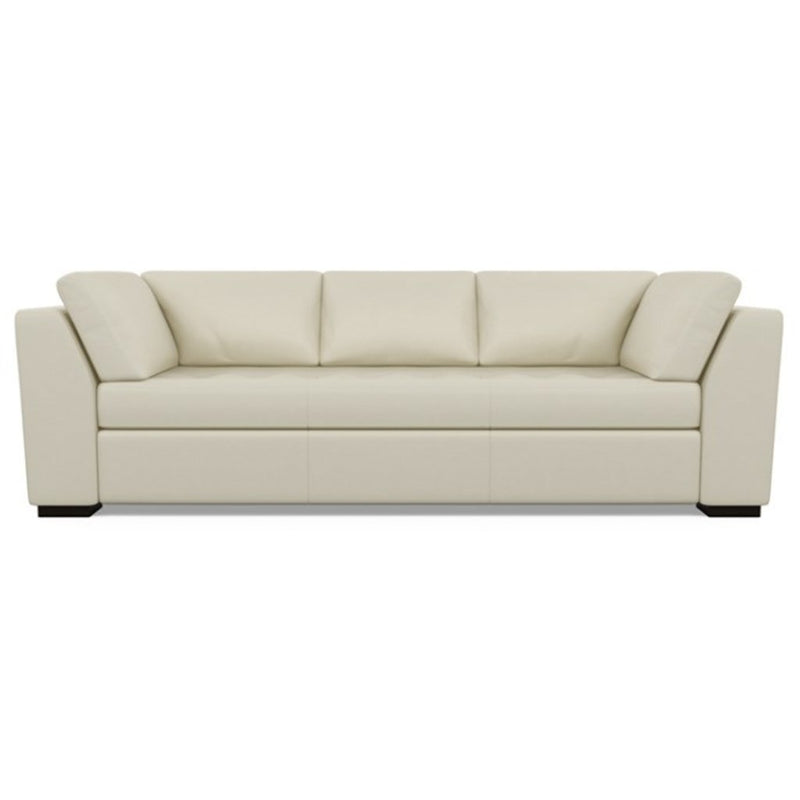 Astoria Leather Sofa Bali Cream by American Leather