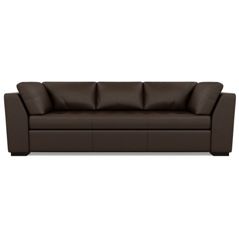 Astoria Leather Sofa Bali Mocha by American Leather