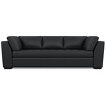 Astoria Leather Sofa Bali Onyx by American Leather