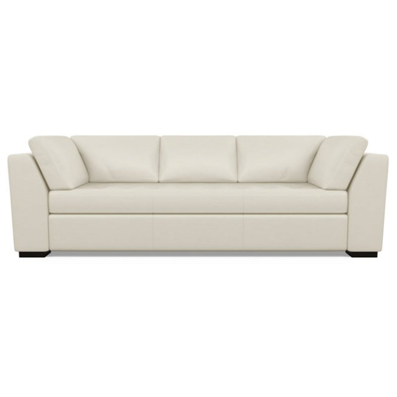 Astoria Leather Sofa Capri Sand Dollar by American Leather