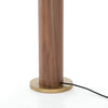 Astrid Floor Lamp - Dark Brown Leather Base