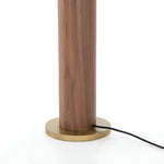 Astrid Floor Lamp - Dark Brown Leather Base