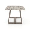 Atherton Outdoor Dining Table Side View