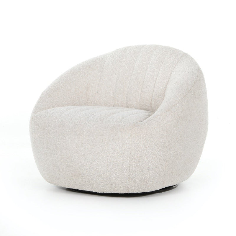 Audie Swivel Chair Knoll Natural