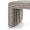 Augustine Ottoman Heathered Grey