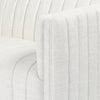 Augustine White Linen Sofa by Four Hands Arm Detail