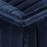 Navy Channeled Sofa