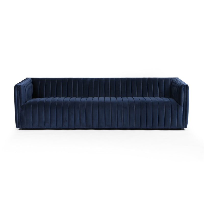 Four Hands Navy Sofa 97"