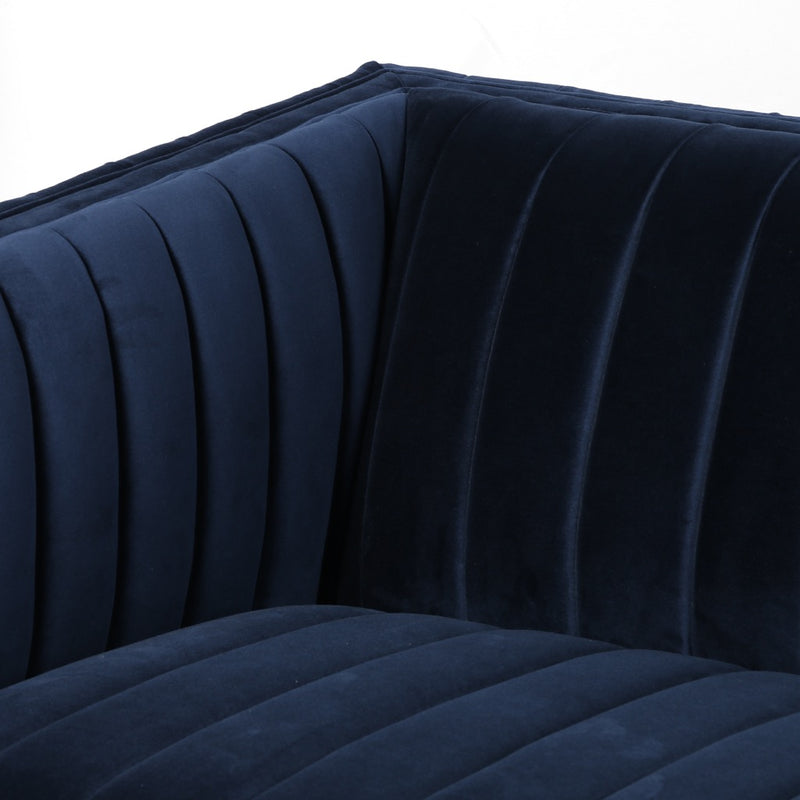 Augustine 97" Sofa Sapphire Navy Four Hands