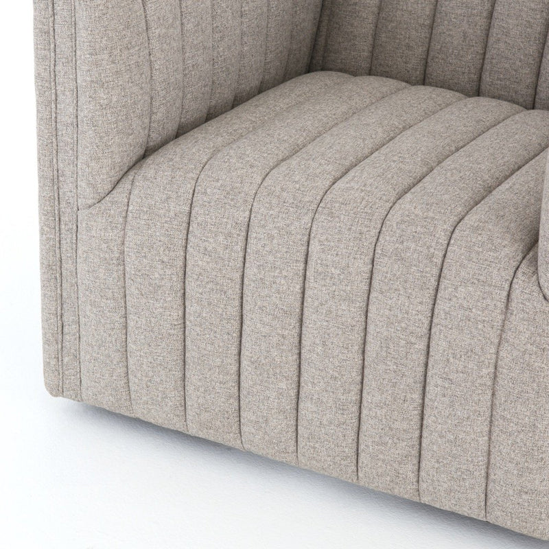 Augustine Swivel Chair Neutral Seating Detail