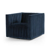 Augustine Swivel Chair - Sapphire Navy