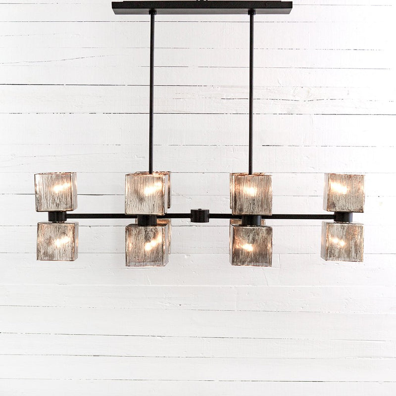 Ava Handblown Glass Linear Chandelier Four Hands IHTN-061