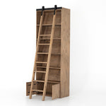 Bane Bookshelf with Ladder Doors Open