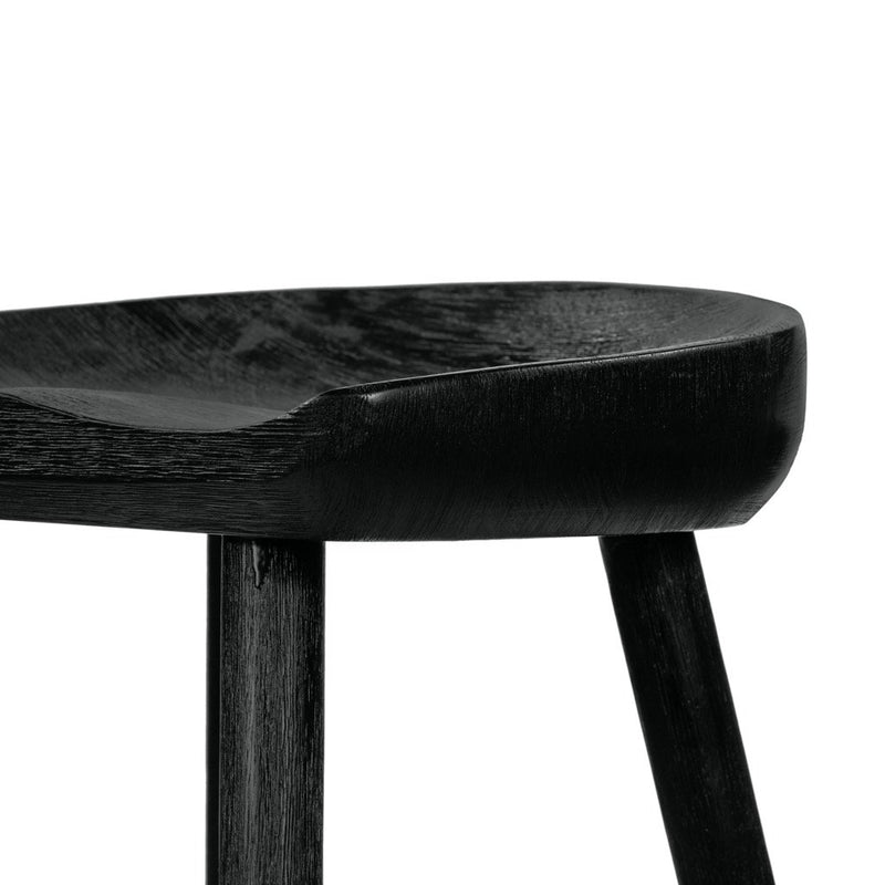 Barrett Counter Stool Matte Black Four Hands