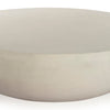 Basil Outdoor Round Coffee Table Matte White Rounded Edge 232203-003
