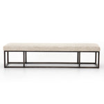 Beaumont Bench Plushtone Linen Front View