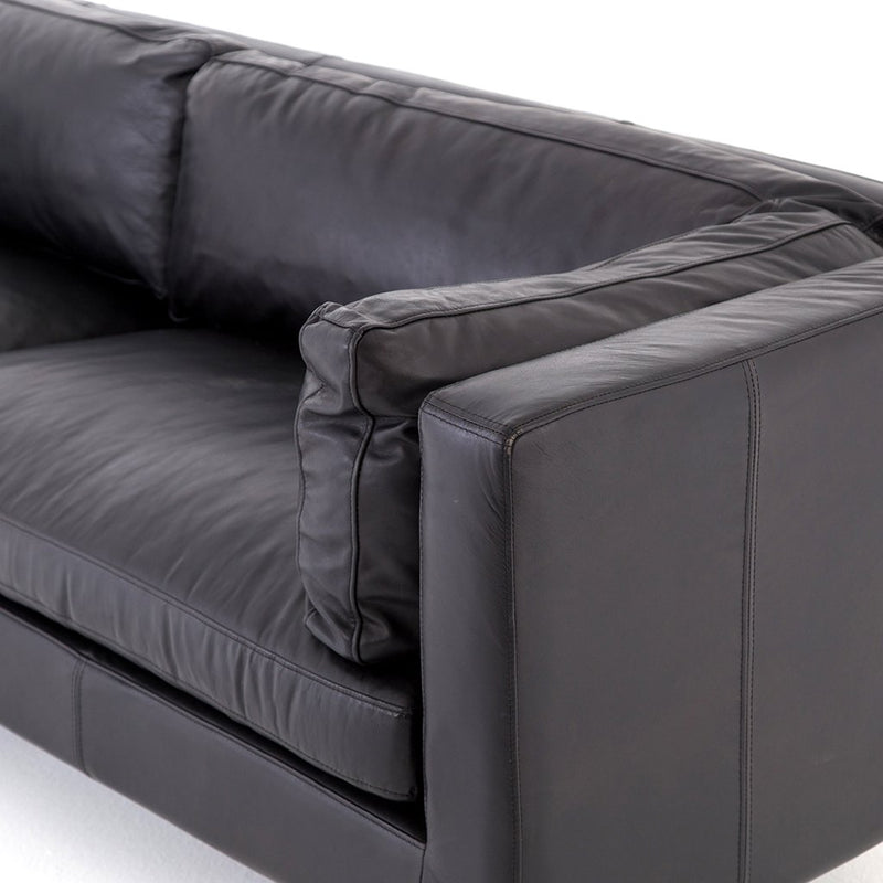 Detail Four Hands Beckwith Sofa - Rider Black CCAR-62-396