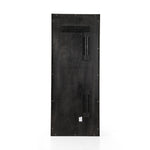 Bellvue Floor Mirror Rustic Black Vertical Back View 105810-004
