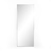 CIMP-275 Bellvue Floor Mirror Shiny Steel Front View