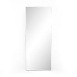 CIMP-275 Bellvue Floor Mirror Shiny Steel Front View