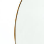 Bellvue Round Mirror Polished Brass Stainless Steel Frame CIMP-131
