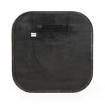 Bellvue Square Mirror Rustic Black Back View 105819-005
