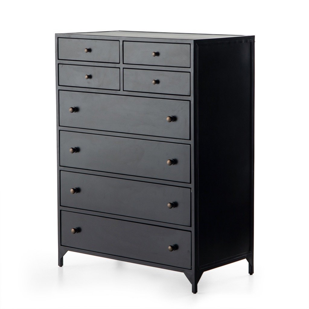 Belmont 8 Drawer Tall Dresser Four Hands