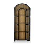 Belmont Cabinet - Black Oak view with door open