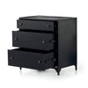 Belmont Storage Nightstand Open Drawers Four Hands