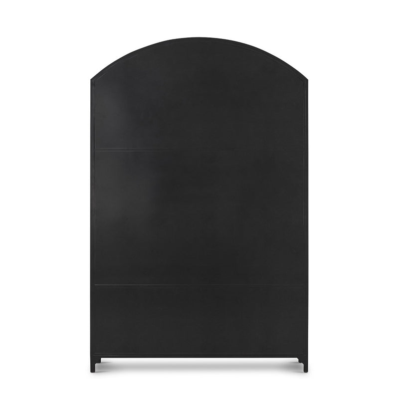 Belmont Wide Metal Cabinet - Black