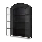 Belmont Wide Metal Cabinet - Black