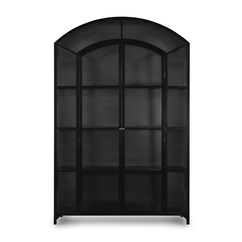 Belmont Wide Metal Cabinet - Black