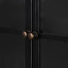 Belmont Wide Metal Cabinet - Black