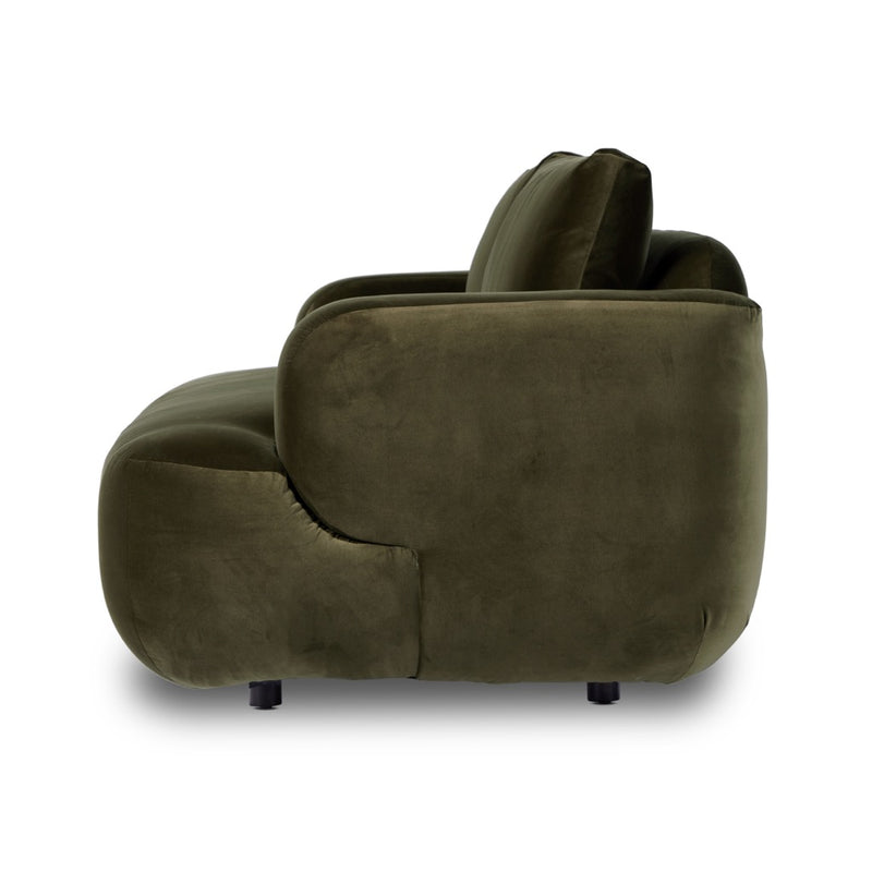 Benito Sofa Surrey Olive Side View 108952-004
