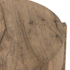 Bingham Coffee Table Rustic Oak Rounded Edge Top View