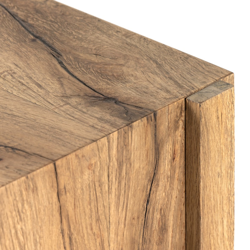 Bingham Console Table - Rustic Oak Veneer