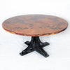 Vestal Copper Dining Table - Black & Natural Copper