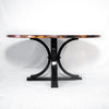 Vestal Copper Dining Table - Black & Natural Copper