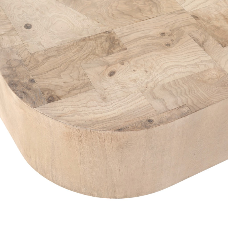 Blanco Coffee Table - Soft Squared Corners