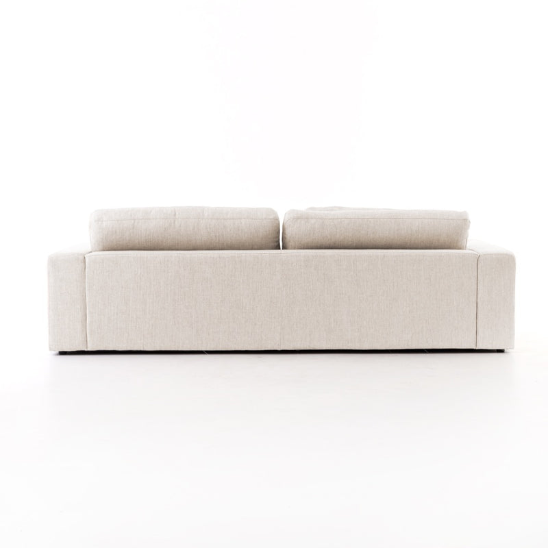 Bloor Sofa Essence Natural Back View Four Hands