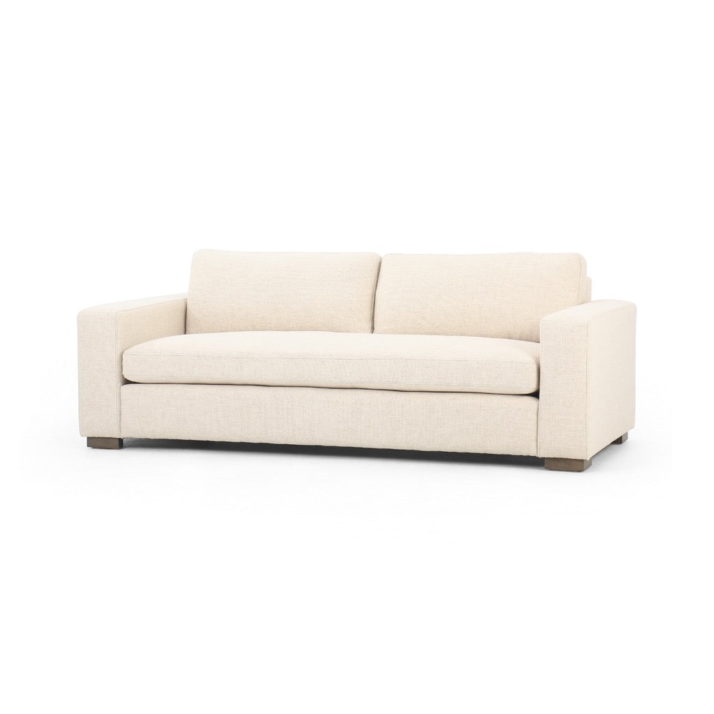 Boone Sofa - Thames Cream angled view