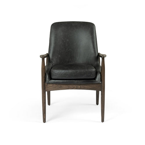 Braden Dining Arm Chair - Durango Smoke  Front View