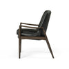 Braden Dining Arm Chair - Durango Smoke Side View