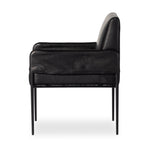 Brickel Dining Armchair Antique Black Side View Four Hands