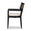 Britt Dining Armchair Brushed Ebony Side View 236133-006
