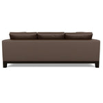 Brooke Leather Three Seat Sofa Back View