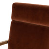 Four Hands Bryson Desk Chair close up of left side back rest