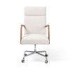 Bryson Desk Chair Knoll Natural Front View Four Hands