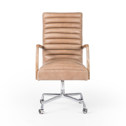 Bryson Desk Chair Palermo Front View Four Hands