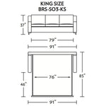 Bryson King Size Comfort Sleeper Sofa